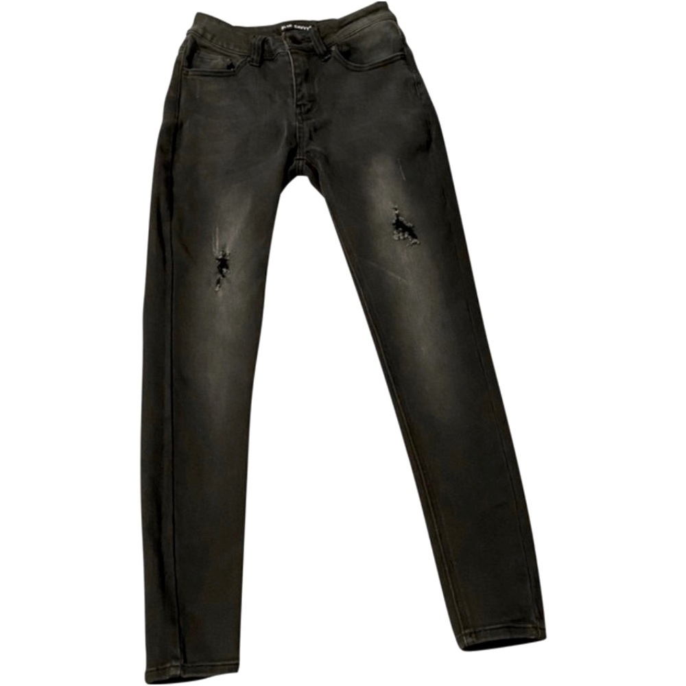 Blue Savvy Distressed Skinny Jeans